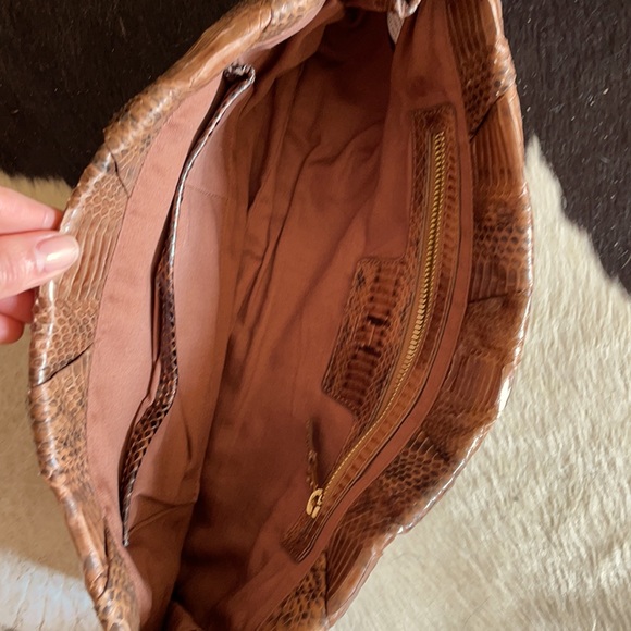 Authentic Halston Heritage Python Clutch